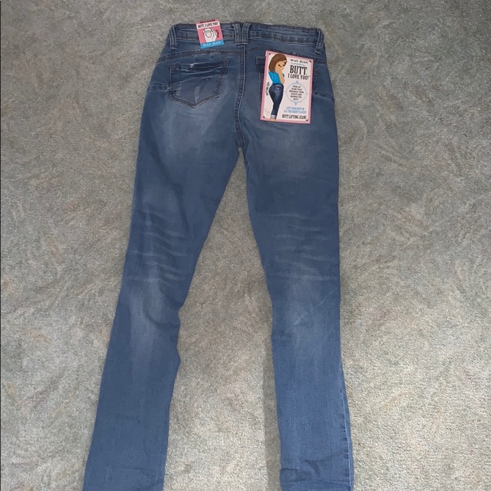 Blue Ripped Jeans - Picture 2 of 2